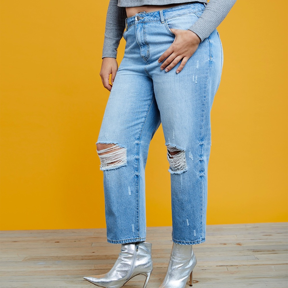 Refinery29 x Eloquii Mom Jeans